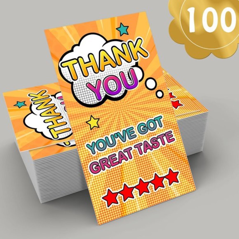 100 Thank You Cards